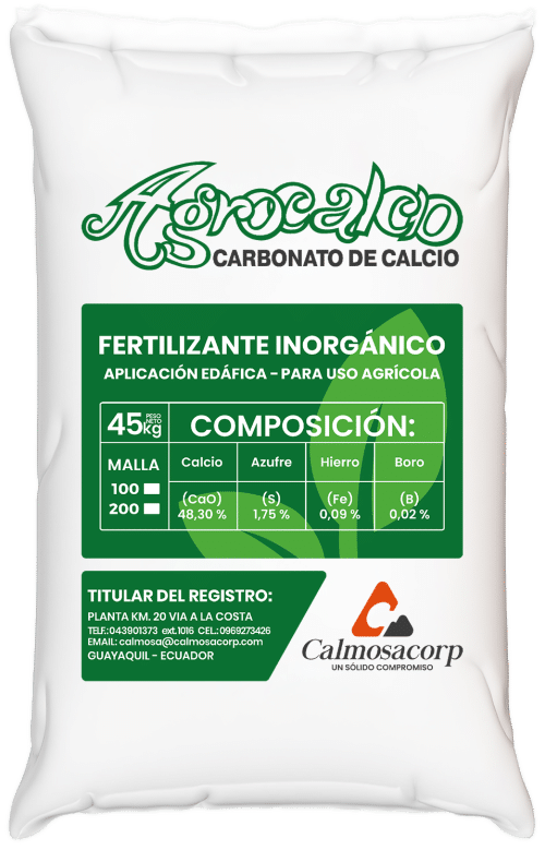 carbonato de calcio agricola premium en ecuador